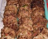 A picture of step 1 of Chapli Kabab.