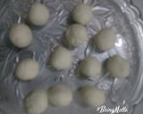 A picture of step 3 of Kolkata paan flavour rasgullas.