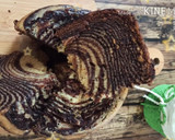 ஈசியான ஜீப்ரா கேக் மிக்ஸியில் (Zebra cake recipe in tamil) ரெசிபி ஸ்டேப் 6 புகைப்படம்