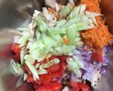 A picture of step 4 of Crunchy Chicken Salad.
