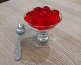 A picture of step 3 of Mini Cherry Cheesecakes.