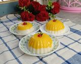 A picture of step 9 of Mango-Vanilla Pudding.
