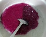 Foto langkah ke 1 dari resep Puding Buah Naga Kuah Keju.