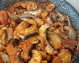 Gombapörkölt velővel recept fázis 1 fotója