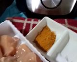A picture of step 1 of Dawat k Seekh kabab.