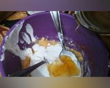 A picture of step 3 of Peach ice cream.