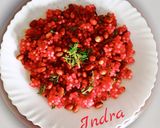 बीट रूट साबूदाना (beetroot sabudana recipe in Hindi) रेसिपी चरण 4 फोटो