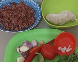 Foto langkah ke 1 dari resep Nasi Beras Merah Bakar.