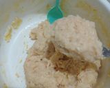 Foto langkah ke 5 dari resep BUBUR TIM CHEESY SALMON || Menu Lengkap 4 bintang ⭐⭐⭐⭐ 7 Month.