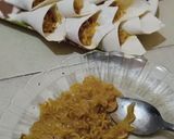 Foto langkah ke 2 dari resep Pangsit cone isi mie goreng.