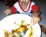Foto langkah ke 6 dari resep Steak ayam saus manis gurih untuk anak 2 thn ok.