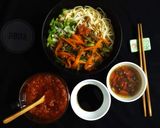 A picture of step 4 of Mutton Thukpa.