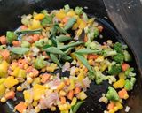 A picture of step 1 of Sabudane ki khichdi.