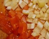 Zöldborsós csirkemell ragu recept fázis 1 fotója