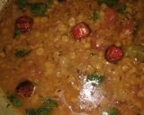 A picture of step 7 of Karahi dall.