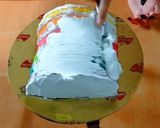 A picture of step 15 of Rainbow cake.