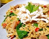 Foto langkah ke 5 dari resep Mie Tek-Tek.