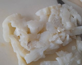 Foto del paso 1 de la receta: Tortillitas de batata y bacalao