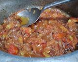 A picture of step 2 of Beef biryani.