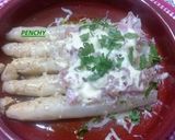 Foto del paso 3 de la receta Espárragos gratinados con jamón y queso Edam