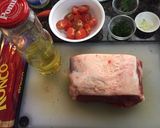 Foto del paso 1 de la receta: Espagueti al Eneldo&Cherry Con Solomo al Grill #lacocinadegiri