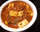 A picture of step 2 of Kadhai paneer.