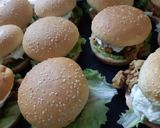 A picture of step 8 of Zinger burgers.