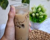 Foto langkah ke 4 dari resep ES Caramel Lumut.