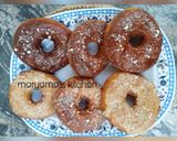 A picture of step 6 of Milky Coconut donut.