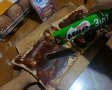 Foto langkah ke 3 dari resep Milo Sandwich.