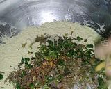 A picture of step 1 of Besan ka paratha.