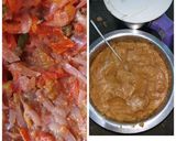 A picture of step 2 of Chicken bharta.