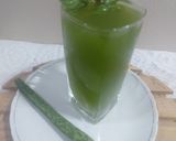 A picture of step 5 of Alovera mint lemonade.