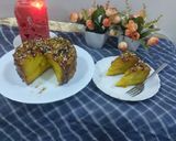 A picture of step 8 of Semolina and mango cake.
