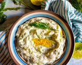 A picture of step 3 of Tzatziki.