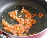 A picture of step 3 of Palak paneer.
