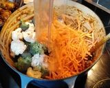 A picture of step 3 of Red Chicken Curry.