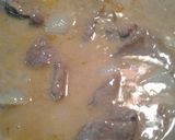 A picture of step 6 of Butter gravy smothered sirloin with mashed carrots.
