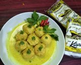 Foto langkah ke 5 dari resep Bola-Bola Ayam Opor Creamy.