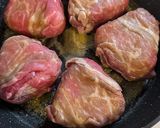 A picture of step 3 of ★ Meat-wrapped rice balls with butter and soy sauce flavour  ★.
