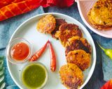 A picture of step 4 of Oats cutlet / Healthy snacks Recipe /No Deep fry snacks.