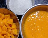A picture of step 3 of Triple fruit candy.