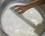 A picture of step 1 of Milk Cream (Christmas sweet).