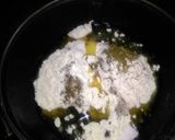 A picture of step 1 of Rice flour masala matthi.