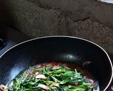 Foto langkah ke 6 dari resep Tumis kangkung terasi.
