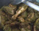 A picture of step 2 of Chicken Cafreal.
