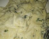 Foto del paso 5 de la receta: Ravioles con crema de verdeo