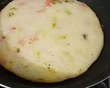 A picture of step 3 of Rawa pan cake.