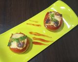A picture of step 18 of Soya stuff tomato.