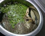 A picture of step 6 of Prawns biryani.